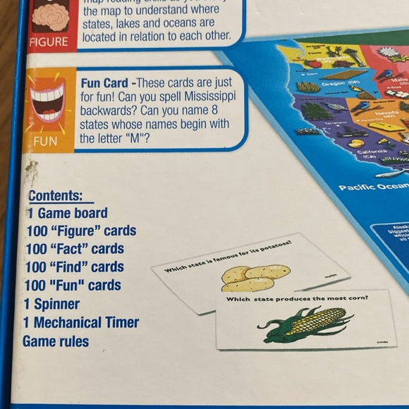 New Great States Board Game With 400 Question Cards - Picture 4 of 6